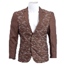 Abstract Printed Blazer Coat For Men