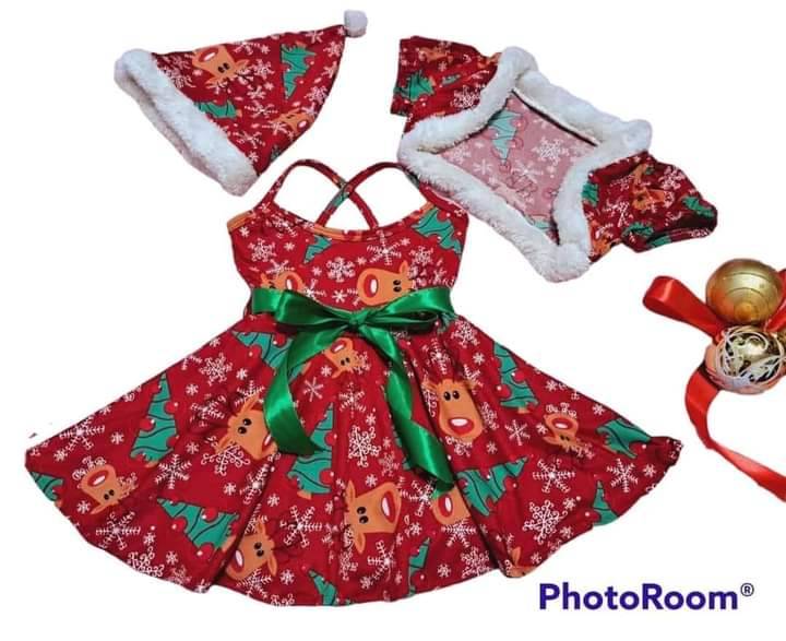 3 in 1 Santa Dress for kids