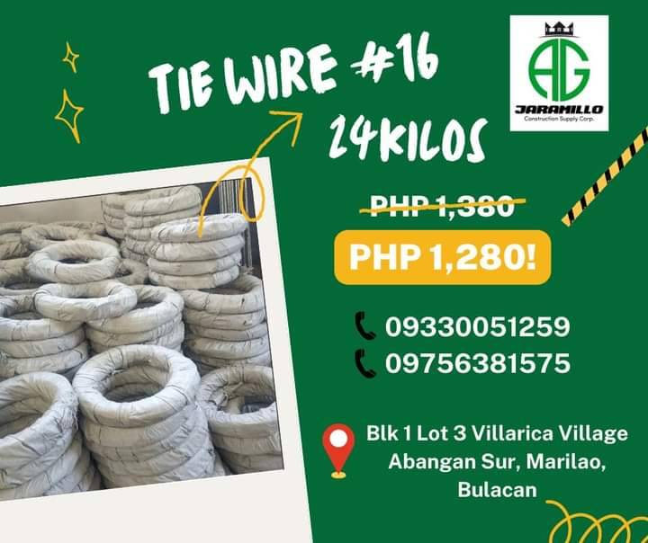 Tiewire #16 (Alambre)   24 kgs/roll