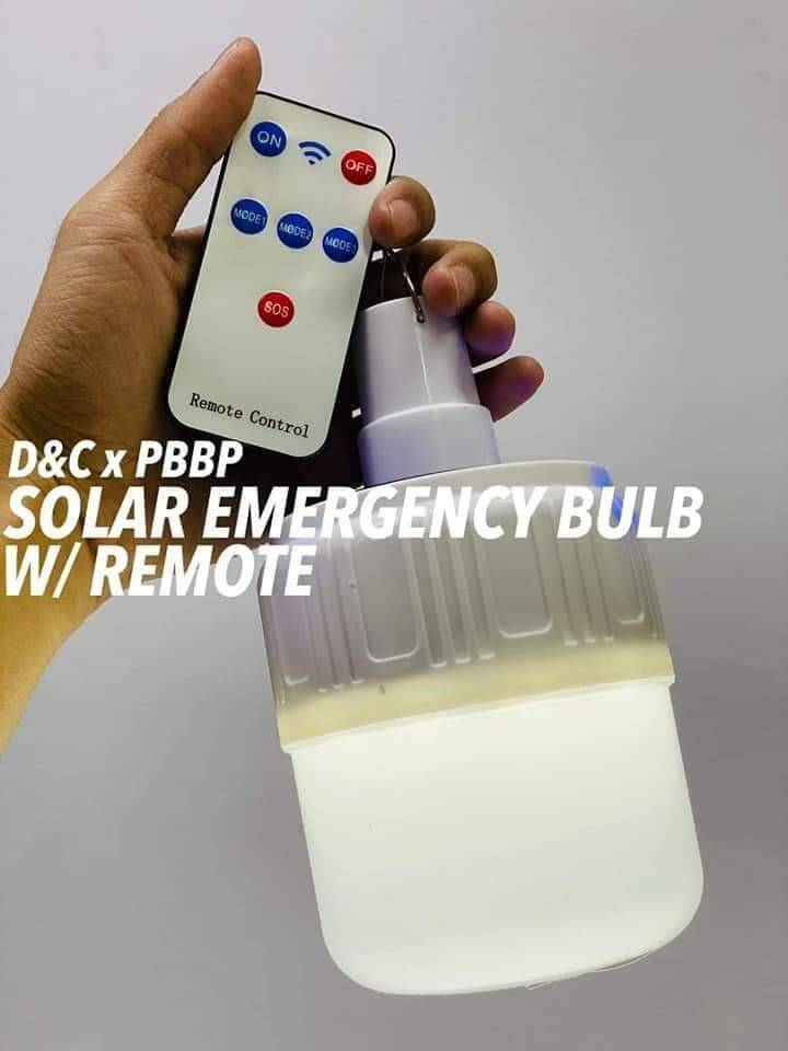 Solar Emergency Bulb with Remote